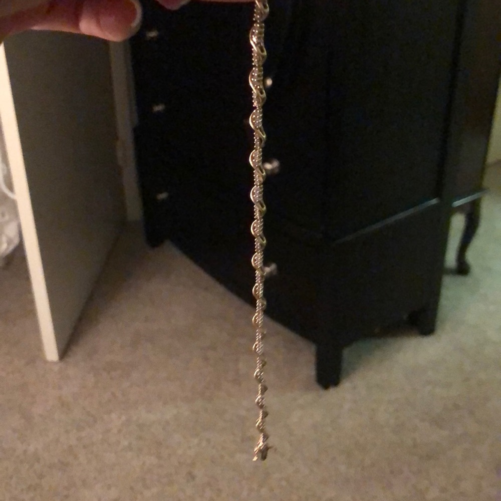 Tennis bracelet 10k gold, price firm...PF.